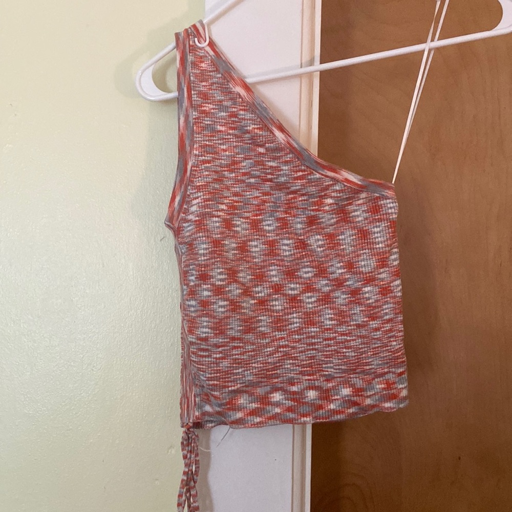 Stretchy One-Shoulder Summer Top